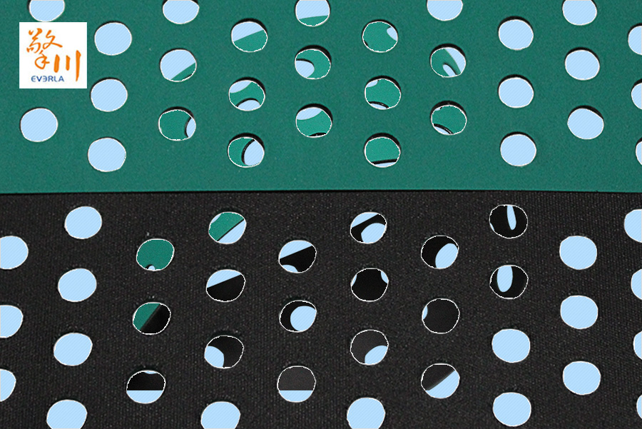 綠黑尼龍片基帶打孔吸風