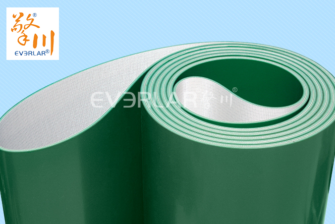 防滑耐磨綠色PVC輸送帶