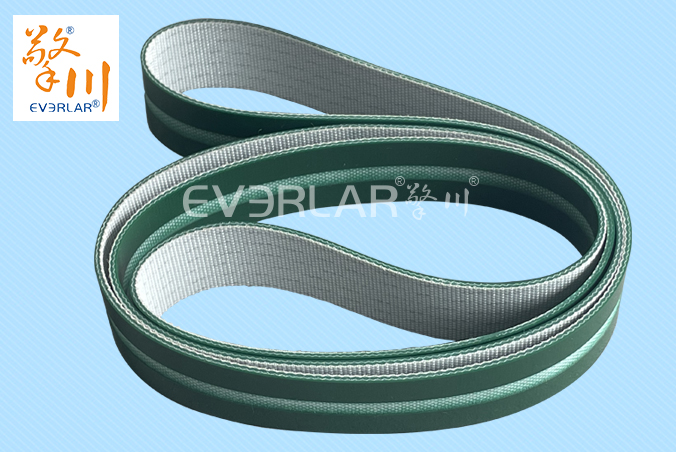 綠色PVC輸送帶開(kāi)槽耐磨耐寒防靜電工業(yè)皮帶