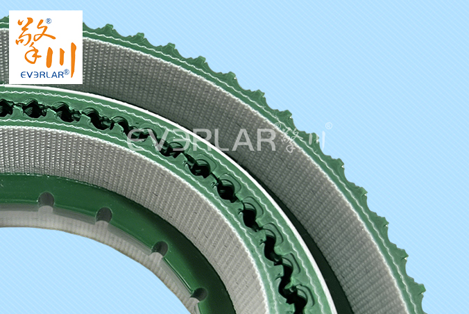 綠色PVC花紋帶加導(dǎo)條耐磨防滑物流行業(yè)快遞分揀機(jī)輸送帶擎川定制