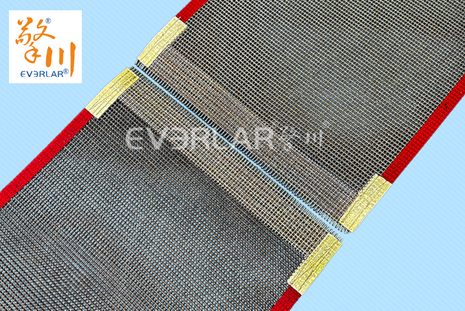 鐵氟龍網(wǎng)格輸送帶耐高溫耐腐蝕防粘食品行業(yè)粉條烘干機專用機械皮帶擎川定制