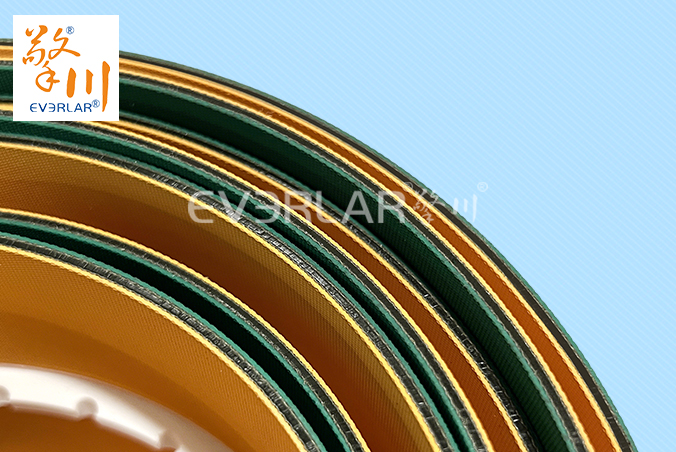 黃綠片基帶加導條耐磨防滑電子行業(yè)電子元件分揀機工業(yè)皮帶擎川定制