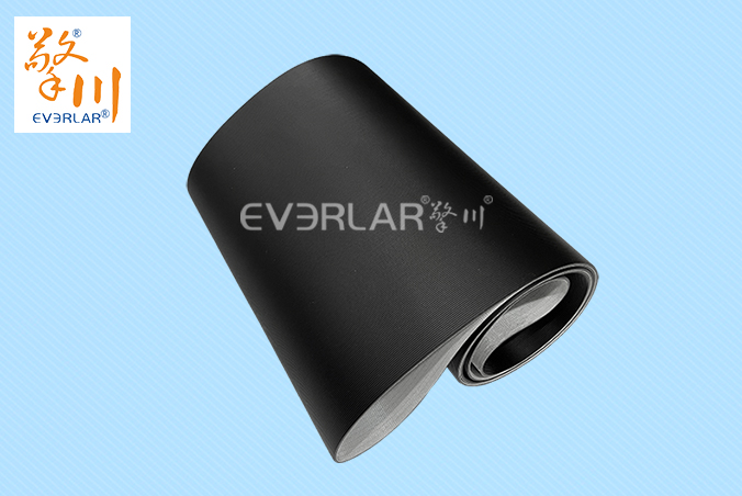 黑色直紋PVC輸送帶耐磨防滑包裝行業(yè)生產(chǎn)線設備傳輸帶擎川定制