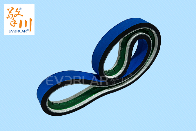 PVC藍(lán)布泡棉導(dǎo)條輸送帶耐磨緩沖包裝物流包裝機(jī)輸送線皮帶