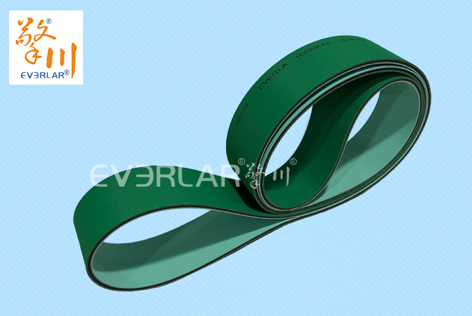 尼龍雙綠片基帶耐磨抗撕裂包裝印刷物流傳輸工業(yè)傳動(dòng)帶廠家定制