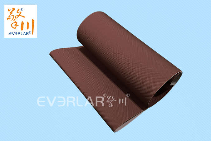 PU輸送帶咖啡色鉆石紋耐磨防滑食品烘焙輸送機(jī)聚氨酯傳送帶廠家