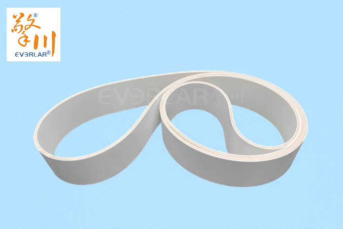 白色PVC輸送帶防滑抗拉食品包裝電子分揀設備傳送帶廠家定制