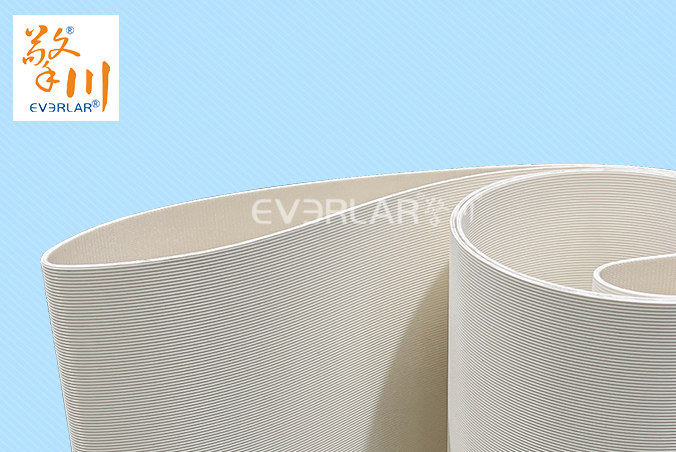 白色PVC直條紋輸送帶耐磨防滑食品加工設備工業(yè)傳送帶