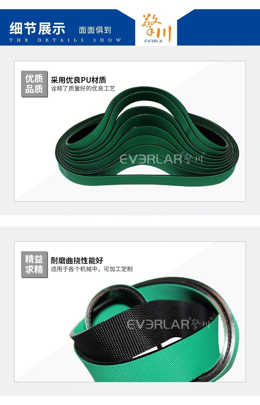 PU綠黑片基帶 PU綠黑片基帶